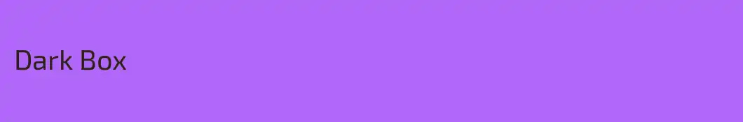 Dark Box